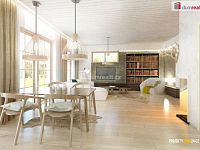  Prodej výstavby RD na klíč 3+kk o celkové podlahové výměře 100 m² v Rudicích, okres Uherské Hradiště, se zahradou 1250m². - 7