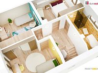 Prodej výstavby RD na klíč 4+kk o celkové podlahové výměře 121 m² v Rudicích, okres Uherské Hradiště, se zahradou o výměře 1250 m² - 13