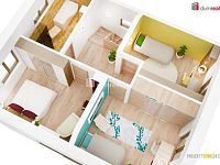 Prodej výstavby RD na klíč 4+kk o celkové podlahové výměře 121 m² v Rudicích, okres Uherské Hradiště, se zahradou o výměře 1250 m² - 14