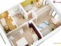 Prodej výstavby RD na klíč 4+kk o celkové podlahové výměře 121 m² v Rudicích, okres Uherské Hradiště, se zahradou o výměře 1250 m² - 15