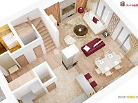 Prodej výstavby RD na klíč 4+kk o celkové podlahové výměře 121 m² v Rudicích, okres Uherské Hradiště, se zahradou o výměře 1250 m² - 19