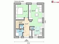 Prodej výstavby RD na klíč 4+kk o celkové podlahové výměře 121 m² v Rudicích, okres Uherské Hradiště, se zahradou o výměře 1250 m² - 22