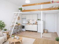 Pronájem 1+kk 32m2, po rekonstrukci, přízemí, atraktivní lokalita Praha 6, nám. Interbrigády