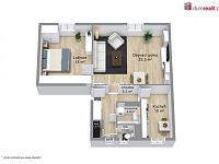 Prodej slunného bytu 2+1 v Ostrově  - 13