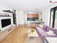 Světlý byt 3+kk, 72 m2 + zahrada 118, 1.p / 2 NP, novostavba, Praha 4 - Modřany