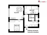 Pronájem, 3+1, Budějovická, Velešín - 3