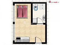 Pronájem bytu 1+kk, 21,3 m2, po rekonstrukci, přízemí, činžovní vila se zahradou, Praha Smíchov, Mošnova - 7