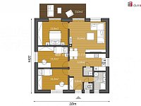 Projekt Candy domu s pozemkem Zlín - Prštné  - 9