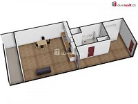 Světlý byt 1+kk (31 m2) + balkon (5 m2), 4.patro, novostavba,  Praha - Horní Měcholupy - 16
