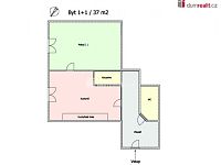 Pronájem bytu 1+1 v Karlových Varech, Javorová - 17