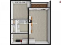 Světlý byt 2kk + balkon, 35 m2 + 3,8 m2 balkon, OV, Praha 5 - Smíchov - 5