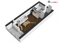 Pronájem, byt, 1+kk, Fr. Ondříčka, České Budějovice 2 - 4