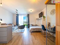 K prodeji, apartmán/byt 1+kk s terasou, v osobním vlastnictví, Kovářov-Frymburk, u vodní nádrže Lipno - 8