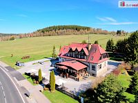 K prodeji, víceúčelový objek s pozemkem (9.897 m2), Hůrka č.p. 72, Horní Planá, Vodní nádrž Lipno