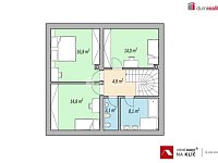 Novostavba RD 5+kk v centu Luhačovic o výměře 121 m2 a zahradou. - 8