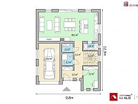 RD 5+kk ve Zlíně, Nivy II s park. stáním, terasou a zahradou - 12