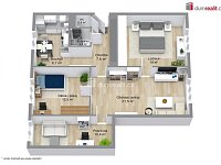 Prodej bytu 4+1 v Plesné, okr.Cheb - 2