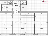 Pronájem prostorného bytu 3+kk, 71 m2 + sklep - 6