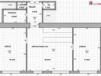Pronájem prostorného bytu 3+kk, 71 m2 + sklep - 8
