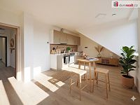 Byt 2+kk s výtahem a klimatizací - vizualizace