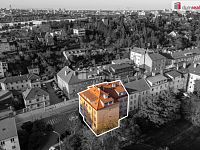 podkrovní byt 3+1 Praha - Záběhlice - Nemovitost zvýrazněna
