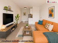 Světlý byt 2+kk, 44 m2 + 4,3 m2 lodžie, 3.p / 4 NP, OV, panel, Praha 4 - Braník - 2