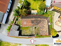 K prodeji, RD před rekonstrukcí s uzavřeným dvorem a garáží na lukrativním místě ve městě Písek, Václavské Předměstí, Václavská 21 - 2