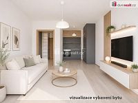 Světlý byt 2+kk s balkonem a park. stáním, 50 m2 + 5 m2 balkon, 2.p, OV, Praha 9 - Čakovice - 2