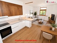 Světlý byt v novostavbě, 55 m2 + 5 m2 balkon, sklep, 2.patro / 3 NP, Praha 6 - Břevnov - 2