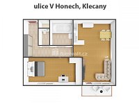 Světlý byt 2+kk s balkonem a parkovacím stáním, 42 m2 + 6 m2 balkon, 1p./2NP, Klecany - 7