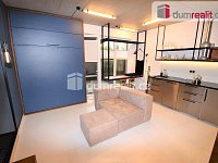 Pronájem exklusivního 1+kk, 47m² vč. zahrádky, rezidence Hadovitá, Praha 4- Michle, garážové stání a sklep - 4