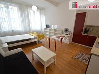 Pronájem 1+kk 38m2 P4 Nusle novostavba zařízený cihla 