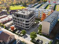 Prodej bytu o dispozici 1kk v projektu novostavby bytového domu Rezidence ARC, Pardubice
