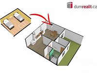 Prostorný byt 1+kk s patrem na spaní, 43 m2, 1NP, Praha 5 - Smíchov - 5