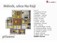 Prodej cihlového domu s pozemkem, 348  m2 + pozemek 918 m2, Mělník  - 11