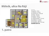 Prodej cihlového domu s pozemkem, 348  m2 + pozemek 918 m2, Mělník  - 22