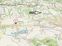 Prodej kompletně zrekonstruovaného bytu 3+1+L v Příšovicích - mapa umístění domu