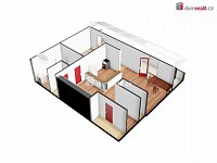 Světlý byt 2+kk s terasou, 31 m2 + terasa 11 m2, 3. patro / 4 NP, cihla, Praha 10 - Vinohrady - 13