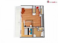 Světlý byt 2+kk s terasou, 31 m2 + terasa 11 m2, 3. patro / 4 NP, cihla, Praha 10 - Vinohrady - 7