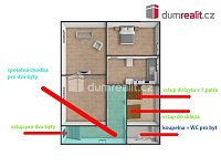 Světlý byt 3+1 (60 m2), sklep, garáž (15 m2), 1NP, OV, Praha 17 - Řepy - 8