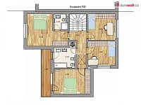 Pronájem novostavby, 168 m2 + terasy a balkon, garáž, pozemek 402 m2, Praha 9 - Dolní Chabry - 20