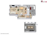 Dům 90 m² po kompletní rekonstrukci se srubem, pár minut od Lipna. Zahrada od Dana Kohouta, vlastní studna, krb. - 12