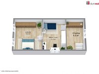 Dům 90 m² po kompletní rekonstrukci se srubem, pár minut od Lipna. Zahrada od Dana Kohouta, vlastní studna, krb. - 13