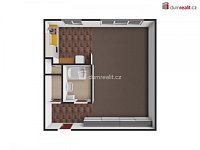 Světlý byt 1+1, 34 m2, 8.patro, sklep, panel po rek, Neratovice - 4