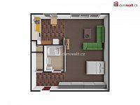 Světlý byt 1+1, 34 m2, 8.patro, sklep, panel po rek, Neratovice - 9