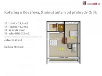 Prostorná chalupa, 4+1, 162 m2, pozemek 1334 m2, Kotýřina, Orlík - 8