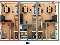 Byt v trojdomu 4KK, 93 m2, Květnová - 12