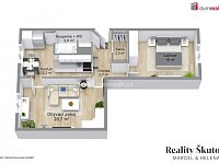 Prodej bytu v družstevním vlastnictví 2+1, 61 m2, Švestková, Ústí nad Labem - 5