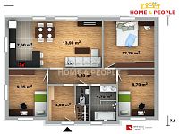 Dům na klíč typu bungalov Bára 4+kk, 84 m2 - 11