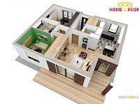 Výstavba domu s pozemkem Fresh 4+kk, 100m2 s pozemkem 997 m2 (č.16) Bořenovice u Holešova - 17